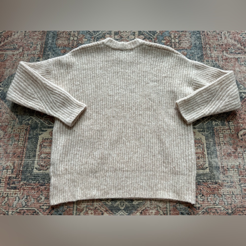 Madewell Long Sleeve Beige Sweater/Size XXS - Picture 6 of 6